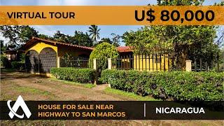 AVAILABLE! House for Sale in San Marcos @U$ 80,000 | Nicaragua Real Estate