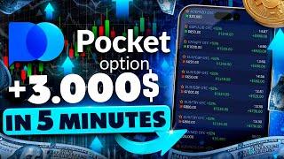 FROM $500 TO $3.000 IN 5 MINUTES | DAY TRADING WITHOUT LOSSES ON BINARY OPTIONS | POCKET OPTION