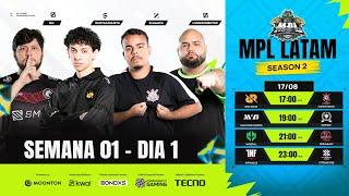 MPL LATAM S2 Regular Season AO VIVO | Semana 1 Dia 1 | Mobile Legends: Bang Bang #MPLLA