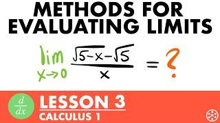 Methods for Evaluating Limits | Calculus Lesson 3 - JK Math