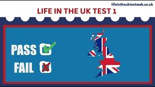  Life in the UK Test 2025 - Free Citizenship tests practice-TEST 1 