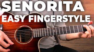 Senorita Fingerstyle Guitar TUTORIAL/LESSON - (Shawn Mendes, Camila Cabello)