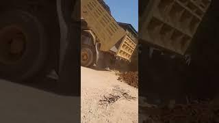 Khmer construction | Land truck hardworking in Cambodia | Technology building countryside road