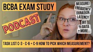 Study BCBA Exam | Task List C Types of Measurements-Temporal Extent vs Locus, Dimensional Quality??