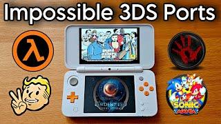 10 MOST Impressive Console Quality 3DS Ports ( Homebrew + Official )