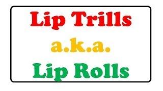 Vocal Warm Ups - Lip Trills / Lip Rolls Exercise