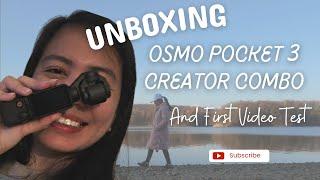 DJI OSMO POCKET 3 CREATOR COMBO UNBOXING (BEST TRAVEL CAMERA?) AND QUICK VIDEO TEST