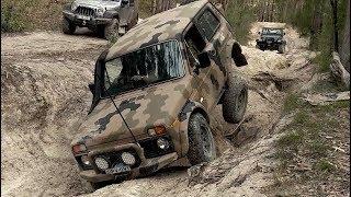 OZNIVA Running The Loop - Niva with lockers on a trail run with some Jeeps | Killy Loop | 4x4 | нива