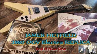 Incredible James Hetfield Electra OGV Replica Guitar Review!