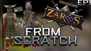 OVER 100M+ IN LOOT COLLECT | *FROM SCRATCH* EP1 | ZAROS OSRS RSPS