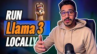 Llama 3 FULLY LOCAL on your Machine | Run Llama3 locally