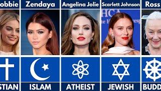 Famous Actress Religion: Celebrity Comparison | Beliefs Of Hollywood Stars!