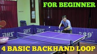 4 Basic Backhand Exercise For Beginner | MLFM Table Tennis