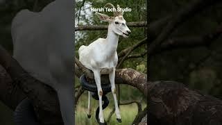 Goat vs snake deadly fight #trending #wildlifeentertainment #wildanimals #animallife #animals