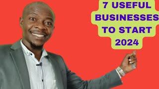 7 Useful Businesses to open 2024!