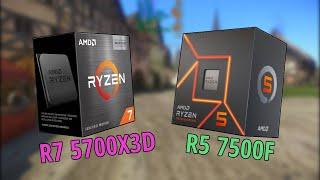 Ryzen 7 5700X3D vs Ryzen 5 7500F - Can Budget AM5 Keep Up?