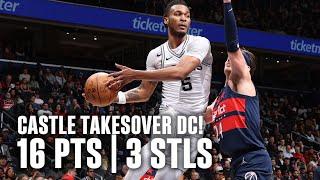 STEPHON CASTLE RECORDS 16 PTS VS WASHINGTON WIZARDS