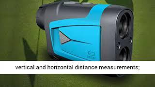 AIXZ Golf Rangefinder 6X Laser Range Finder 656 Yards Flag Lock Slope Tech 4 Scan Mode Linear & Vert