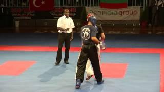 Artem Byelov (UKR) v Duke Nwamerue (BUL) WAKO European Championships 2014