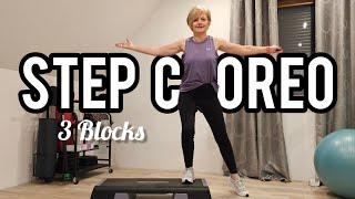 Step Aerobic Choreo // 3 Blocks // Irina Bremen Fitpoint // Степ хореография