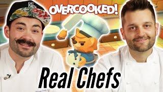 Real Chefs Attempt To Cook Together In Overcooked • Professionals Play