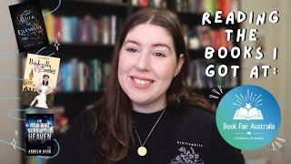 Reading Vlog: Book Fair Australia books  #Booktube #BookFairAus