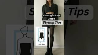 styling tips for Rectangle body shape #bodyshapes #styling #tips