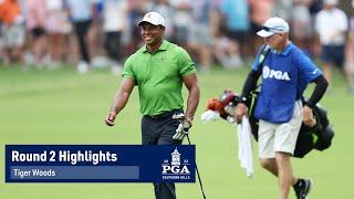 Tiger Woods Shoots One-Under 69 | Round 2 | PGA Championship | 2022