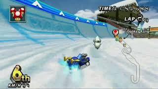 dk summit but it's in the thick of it (mario kart wii)