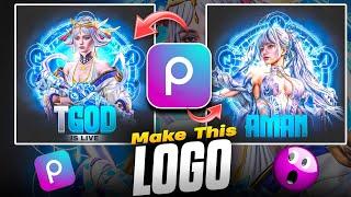 Make This Amazing Gaming LOGO In PicsArt 