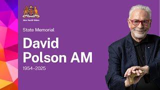 State Memorial for David Polson AM