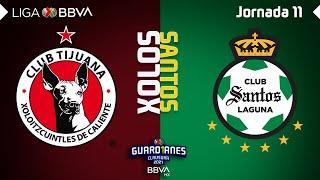 Resumen | Xolos vs Santos | Liga BBVA MX - Guard1anes 2021 - Jornada 11