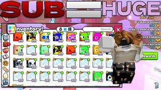  LIVE  GIVING HUGES IN PS99 TO EVERYONE THAT SUBS