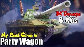 My Best Game In Party Wagon: 9K Damage/8 Kills : World of Tanks Console