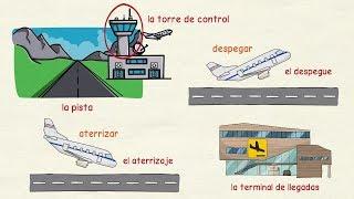 Learn Spanish: Travelling by plane 