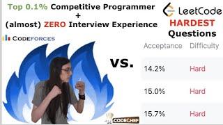 Top Competitive Programmer vs. LeetCode's HARDEST Questions