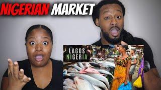  African American Couple First Time Seeing A Market In Nigeria (Oshodi Market, Lagos Nigeria)