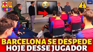 URGENTE! DIA TRISTE PARA O BARCELONA! NINGUÉM IMAGINAVA QUE ISSO FOSSE ACONTECER! NOTÍCIAS DO BARÇA