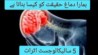 "Five(05) Psychologist Effect: Aik Chhoti Tabdeeli jo Bari Taqat Ban Sakti Hai | YSR Bytes"