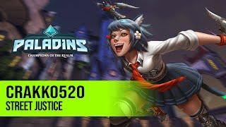 Crakko520 Maeve PALADINS PRO COMPETITIVE GAMEPLAY l STREET JUSTICE