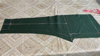 Ladies pant trouser cutting and stitching | trouser cutting and stitching