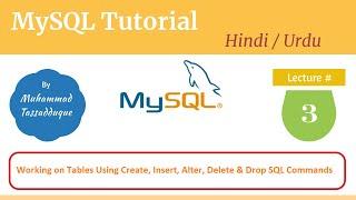 Basic Queries in MySQL | Create Table, Create Database | Insert, Alter, Delete  & Drop Queries | SQL