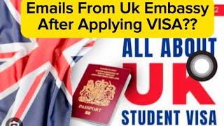 Emails you can receive from UK Home office after applying student VISA | #youtube #shorts