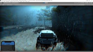 "FK8R" driving in rain gameplay in my open source/hobbyist csharp programming based unity3d game