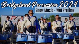 Bridgeland HS Drumline 2024 Battery Show Music || WGI Prelims