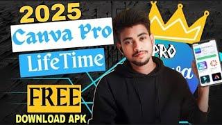 Canva free for lifetime 2025 || Life Time Premium Access 100% Free In Hindi