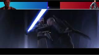 Obi Wan vs  Pre Vizsla (healthbars)