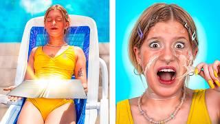 Extreme Verstoppertje Challenge in het Waterpark! Hoe te Ontsnappen aan een Badmeester!