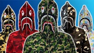 The ULTIMATE BAPE Shark Hoodie Tier List!