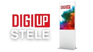 DIGIUP Stele | Your new digital signage solution | best systems